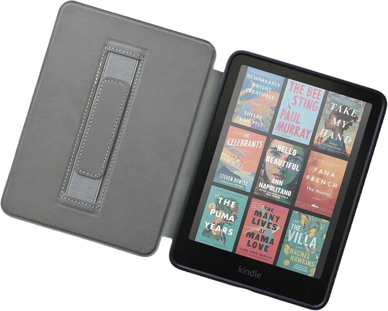 Tpacc Case for All-New Kindle Paperwhite 12th Gen, 2024 and Kindle Colorsoft Signature Edition, Lightweight PU Leather Cover with Auto Sleep Wake Hand Strap, Inspirational Cow - Image 3
